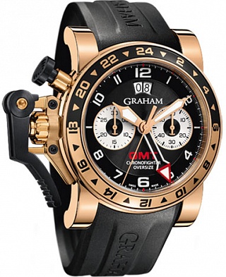 Graham Chronofighter Oversize GMT Gold 2OVGR.B21A.K10B Replica watch